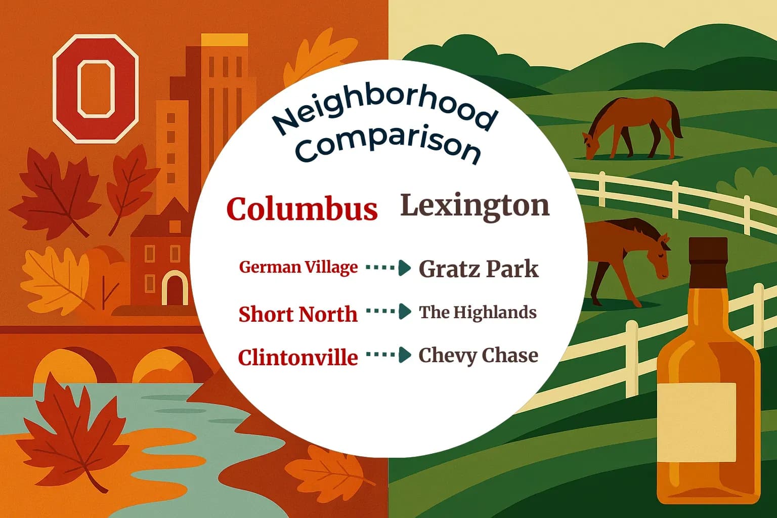 Columbus vs Lexington Neighborhood Comparison