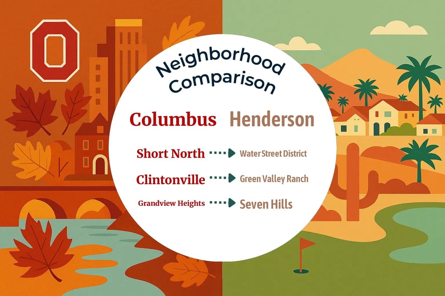 Columbus vs Henderson Neighborhood Comparison