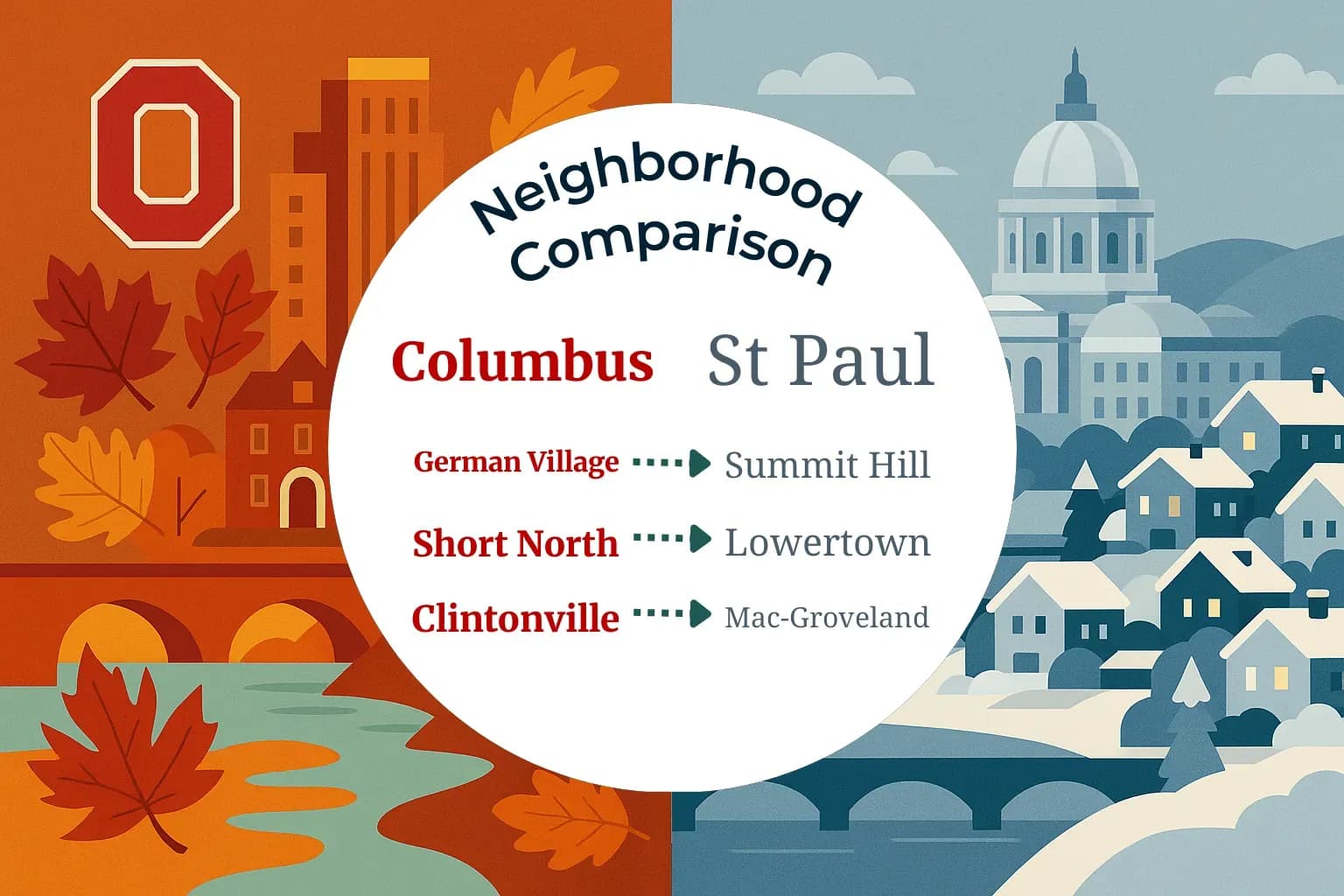 Columbus vs St. Paul Neighborhood Comparison