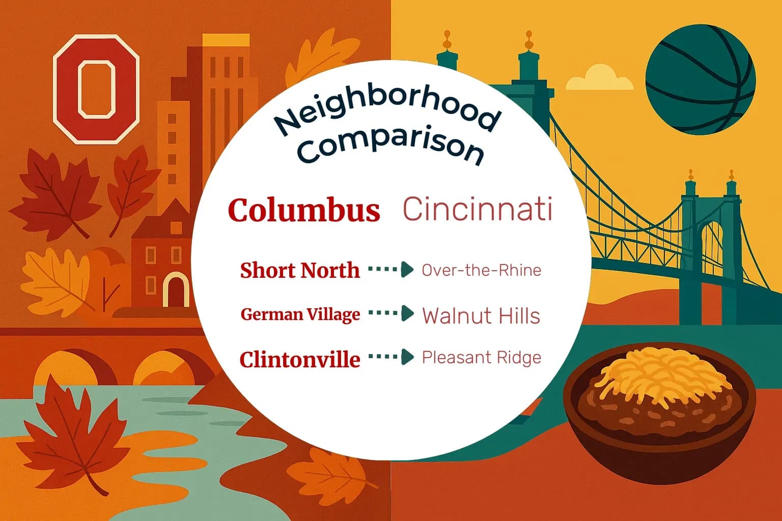 Columbus vs Cincinnati Neighborhood Comparison
