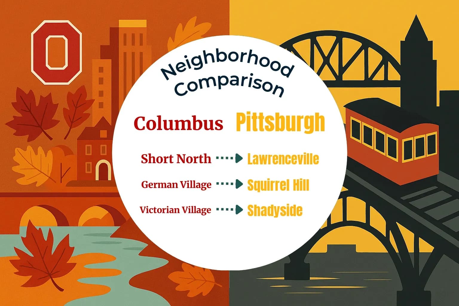 Columbus vs Pittsburgh Neighborhood Comparison