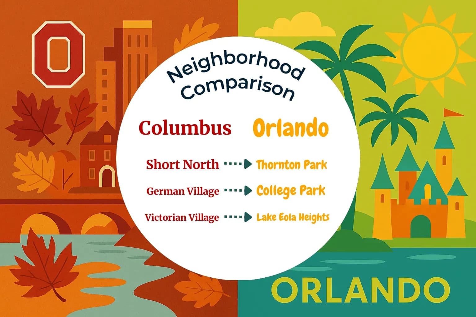 Columbus vs Orlando Neighborhood Comparison