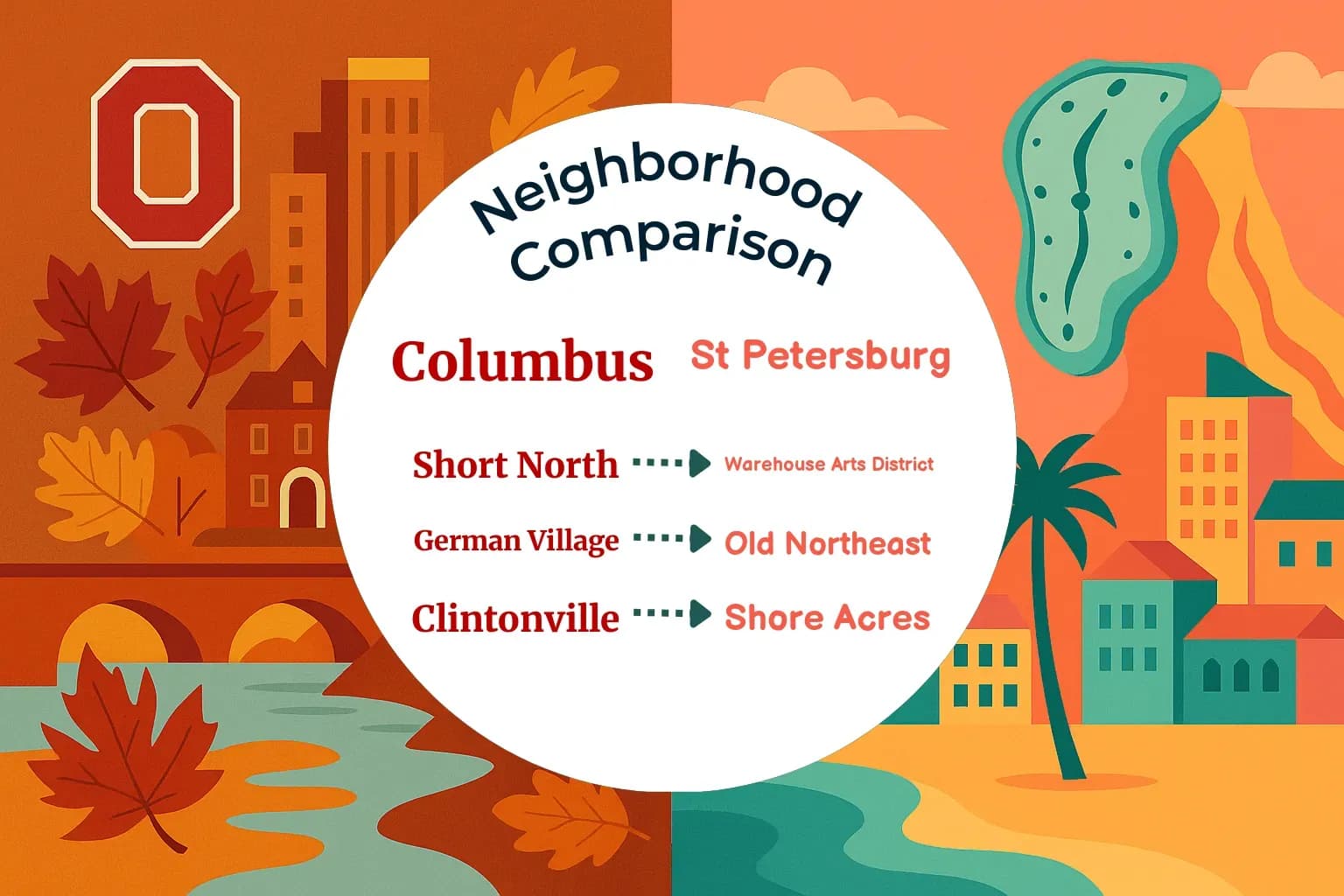 Columbus vs St. Petersburg Neighborhood Comparison