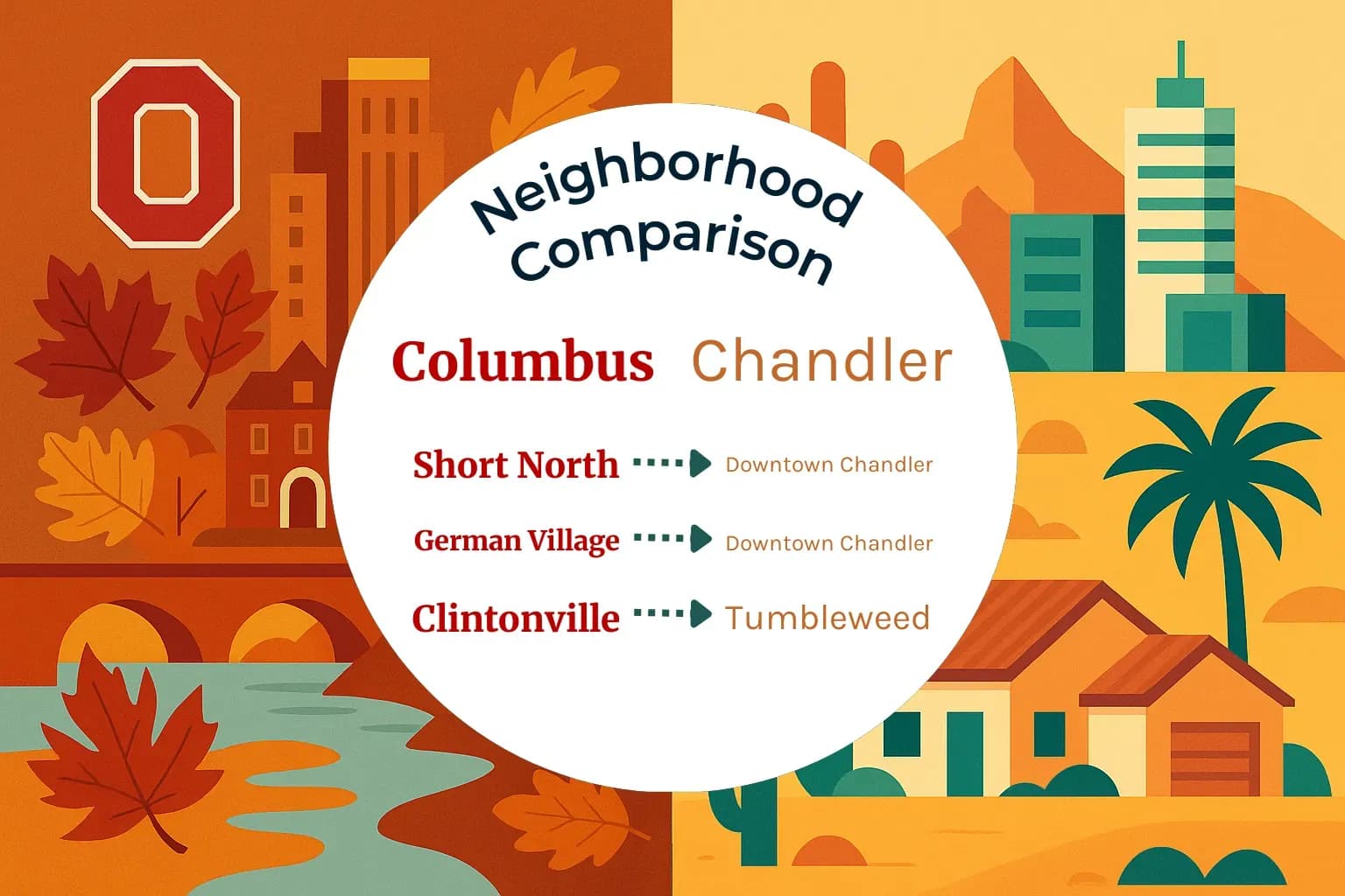 Columbus vs Chandler Neighborhood Comparison