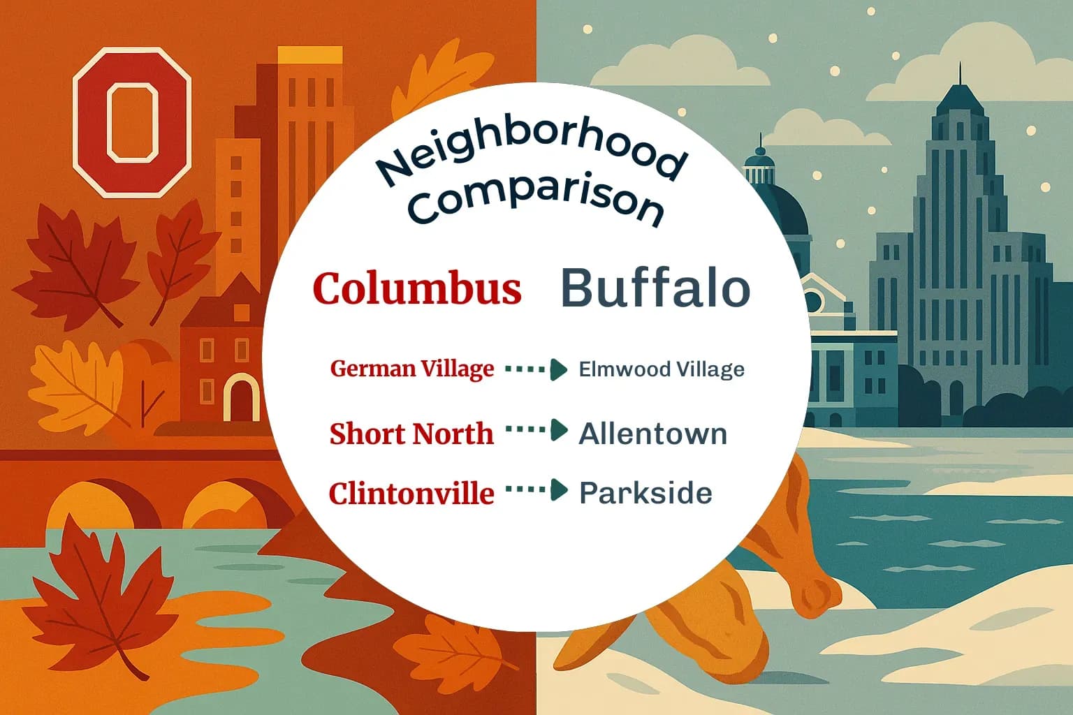 Columbus vs Buffalo Neighborhood Comparison