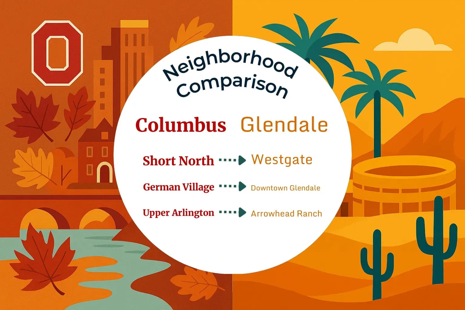 Columbus vs Glendale Neighborhood Comparison