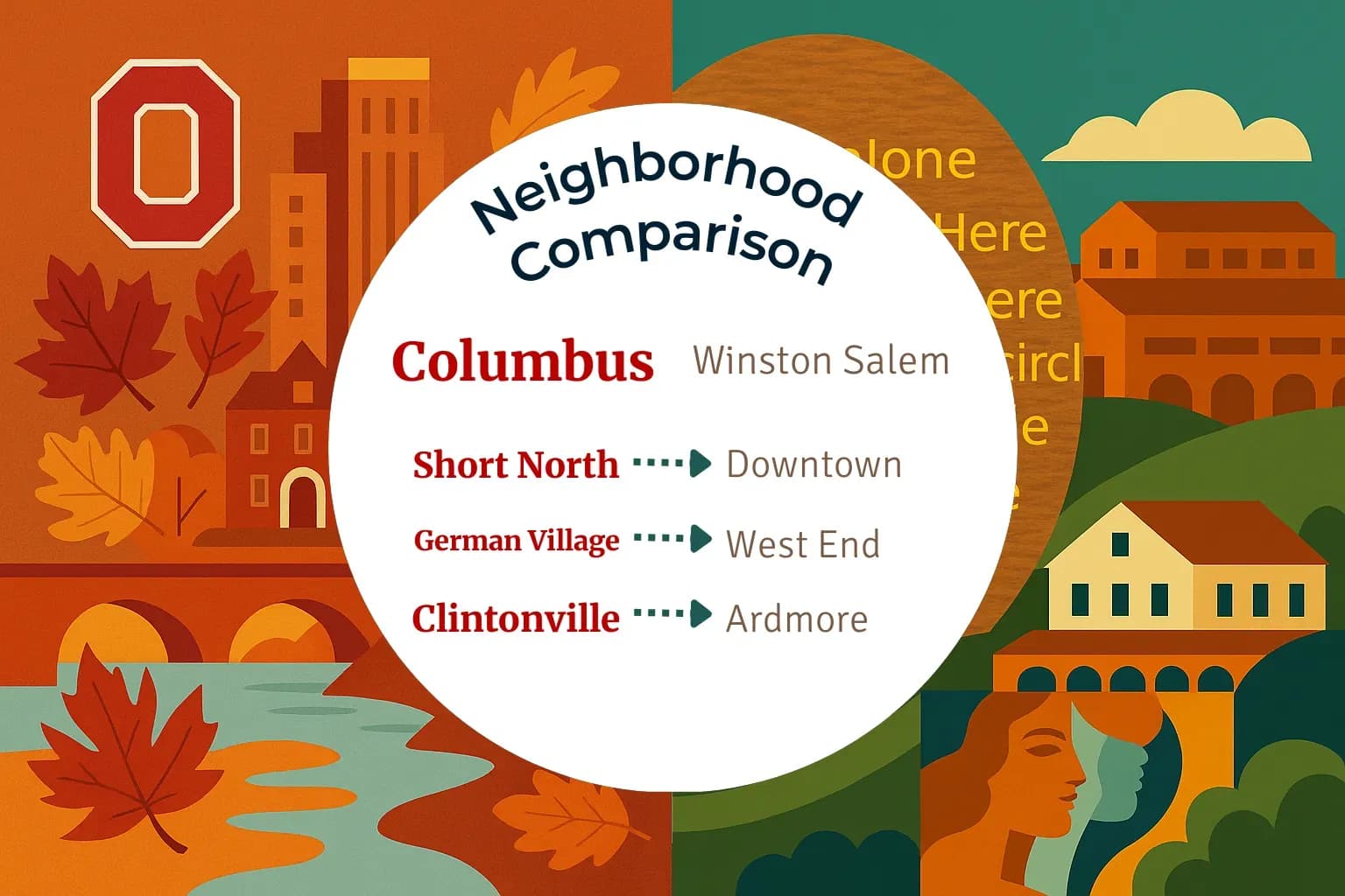 Columbus vs Winston Salem Neighborhood Comparison