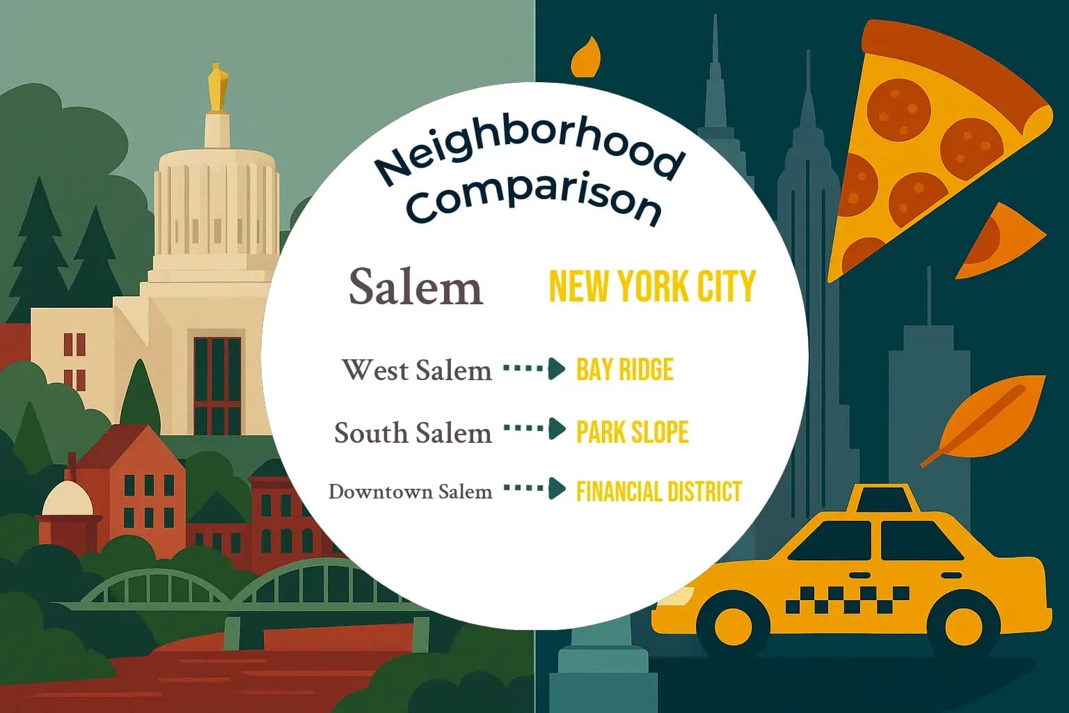 Salem vs New York City Neighborhood Comparison