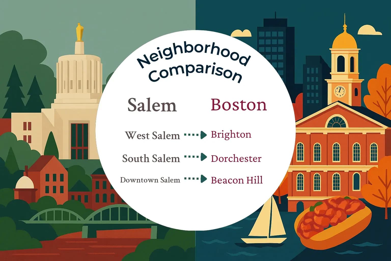 Salem vs Boston Neighborhood Comparison