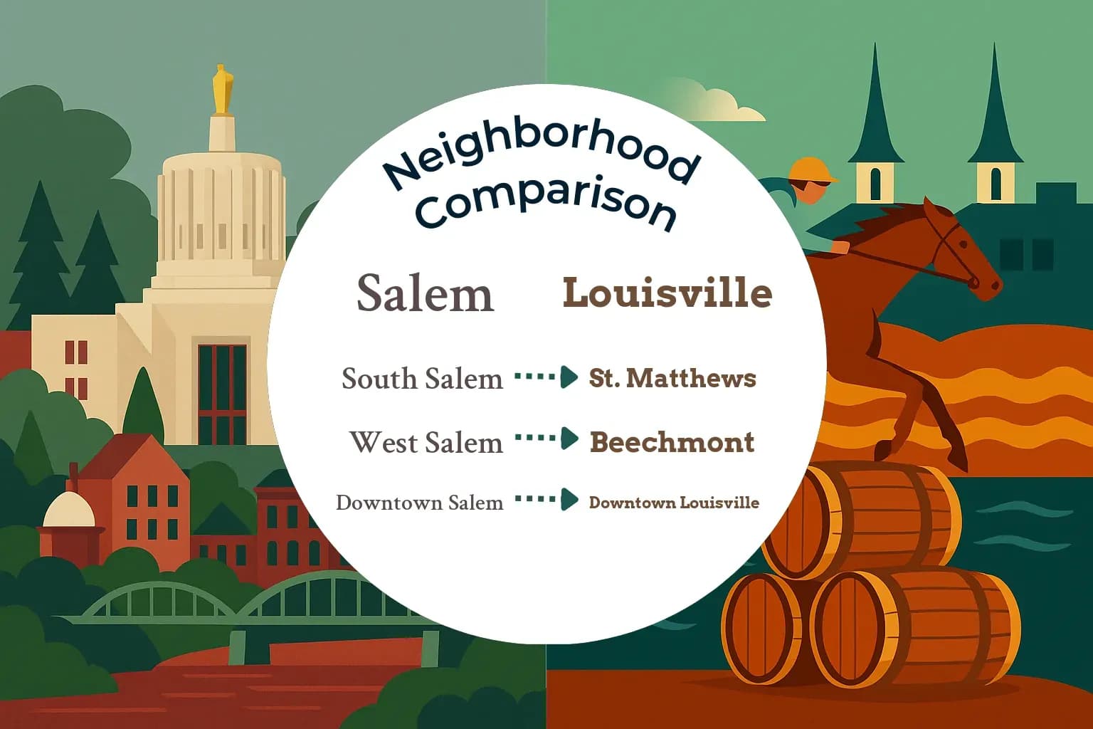Salem vs Louisville Neighborhood Comparison