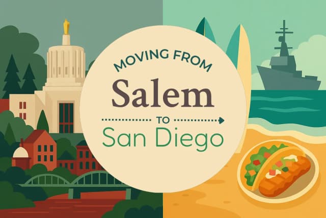 Moving from Salem to San Diego