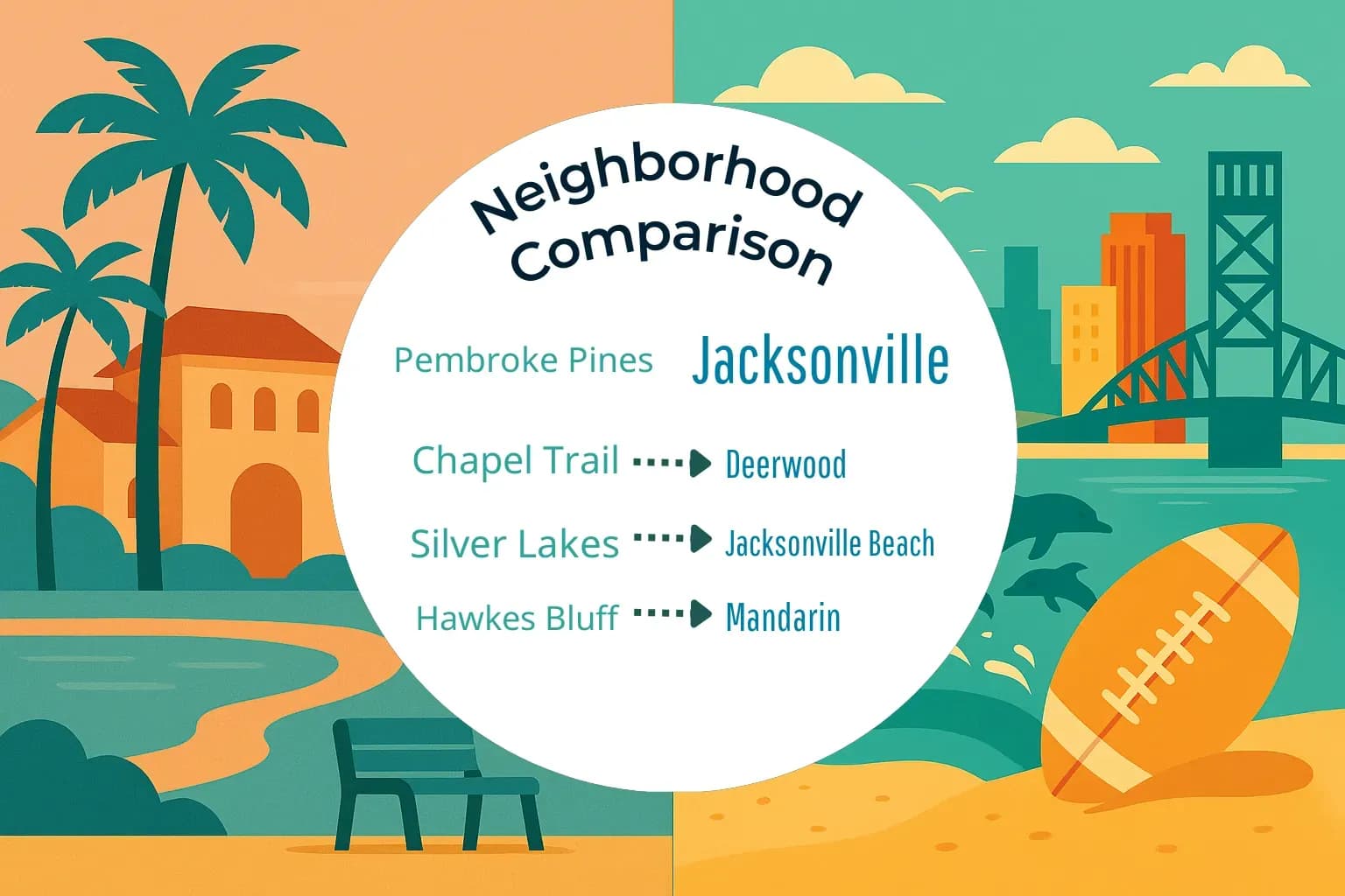 Pembroke Pines vs Jacksonville Neighborhood Comparison