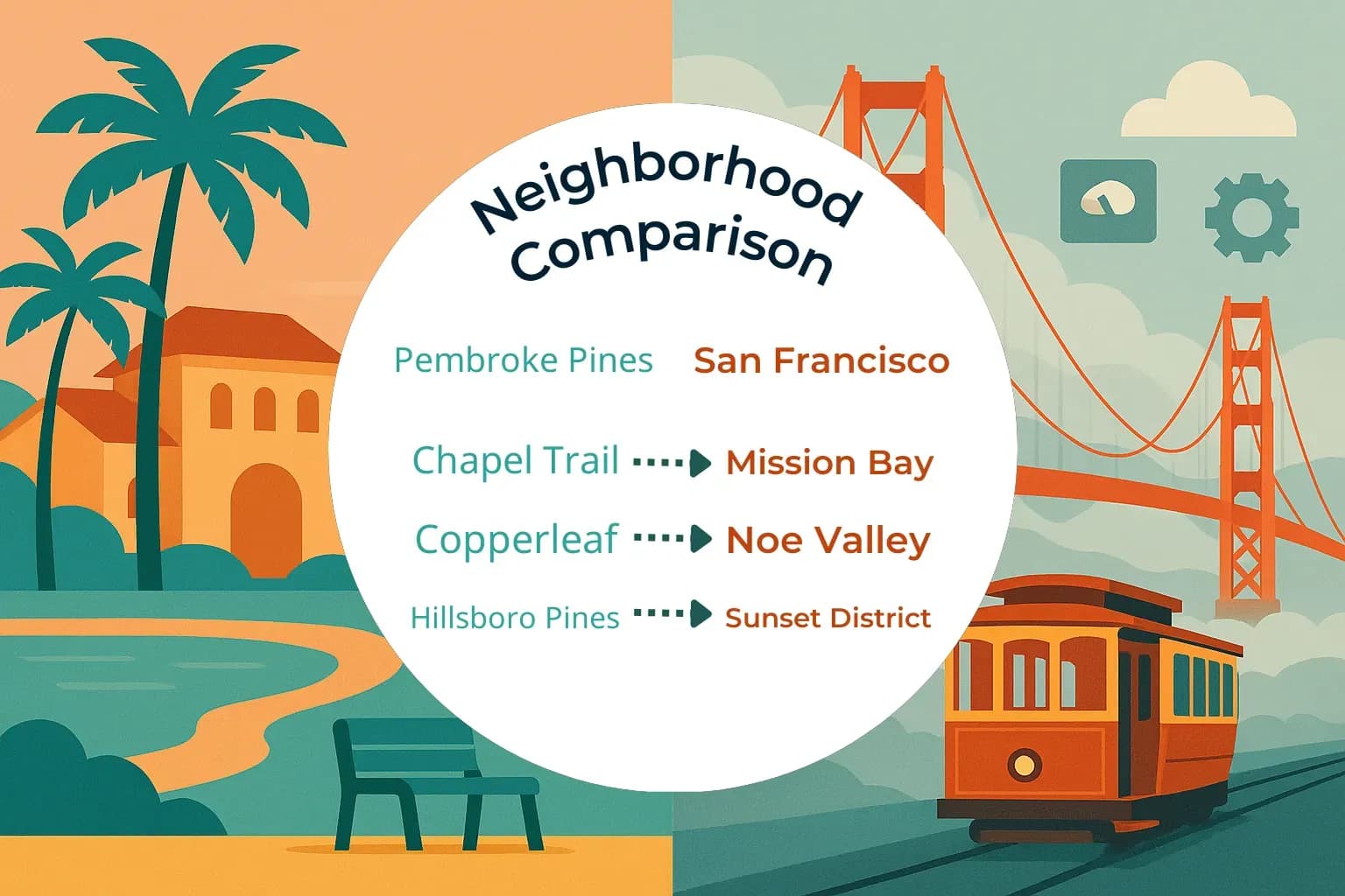 Pembroke Pines vs San Francisco Neighborhood Comparison