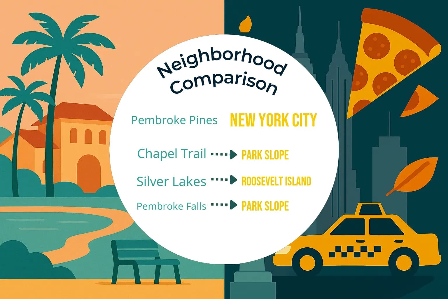 Pembroke Pines vs New York City Neighborhood Comparison