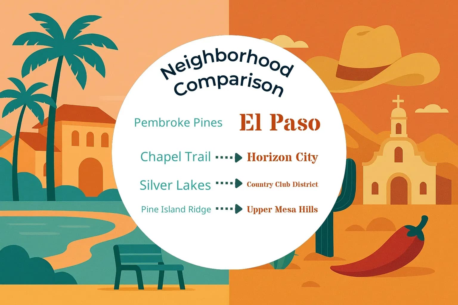 Pembroke Pines vs El Paso Neighborhood Comparison