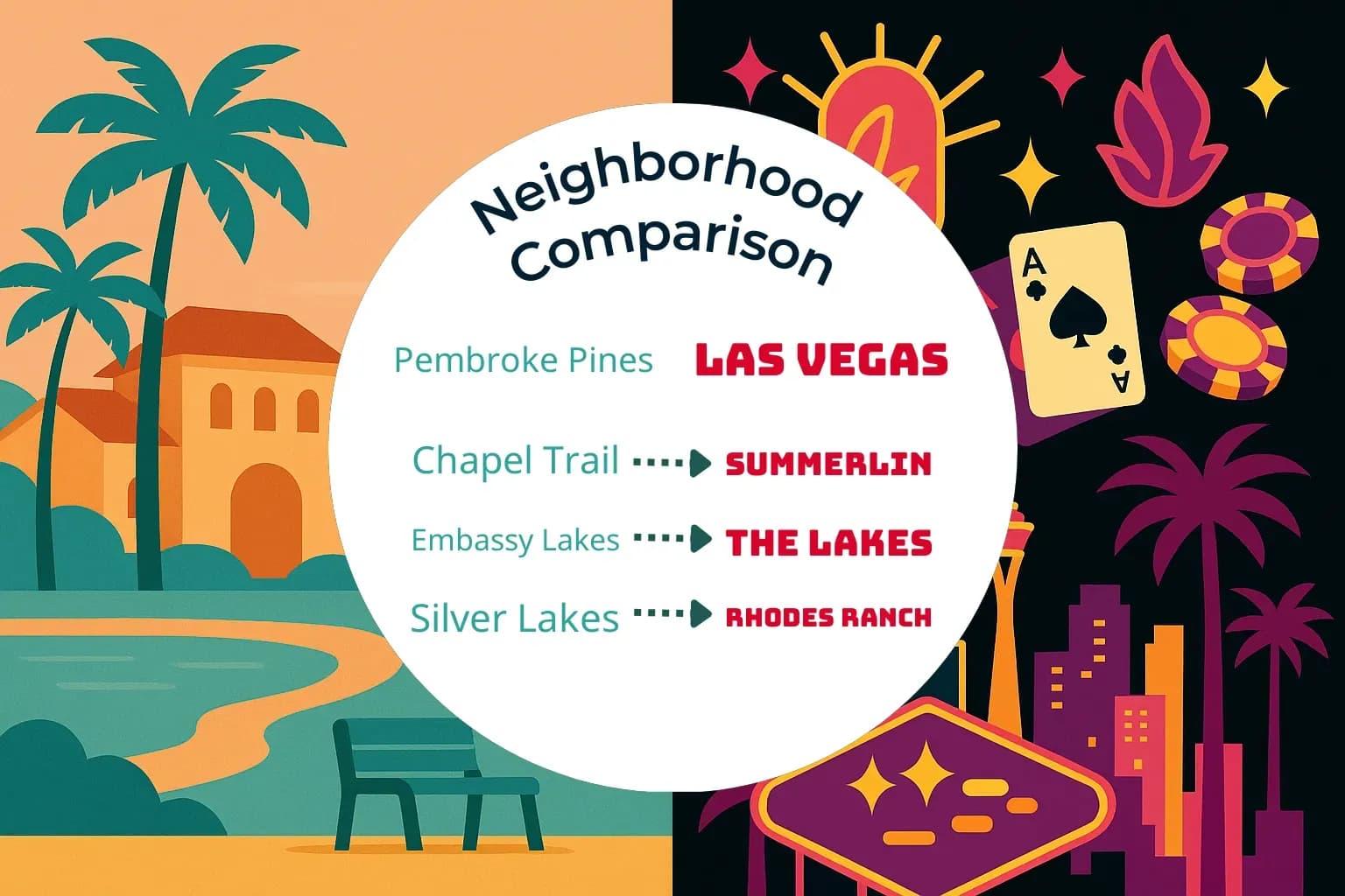 Pembroke Pines vs Las Vegas Neighborhood Comparison