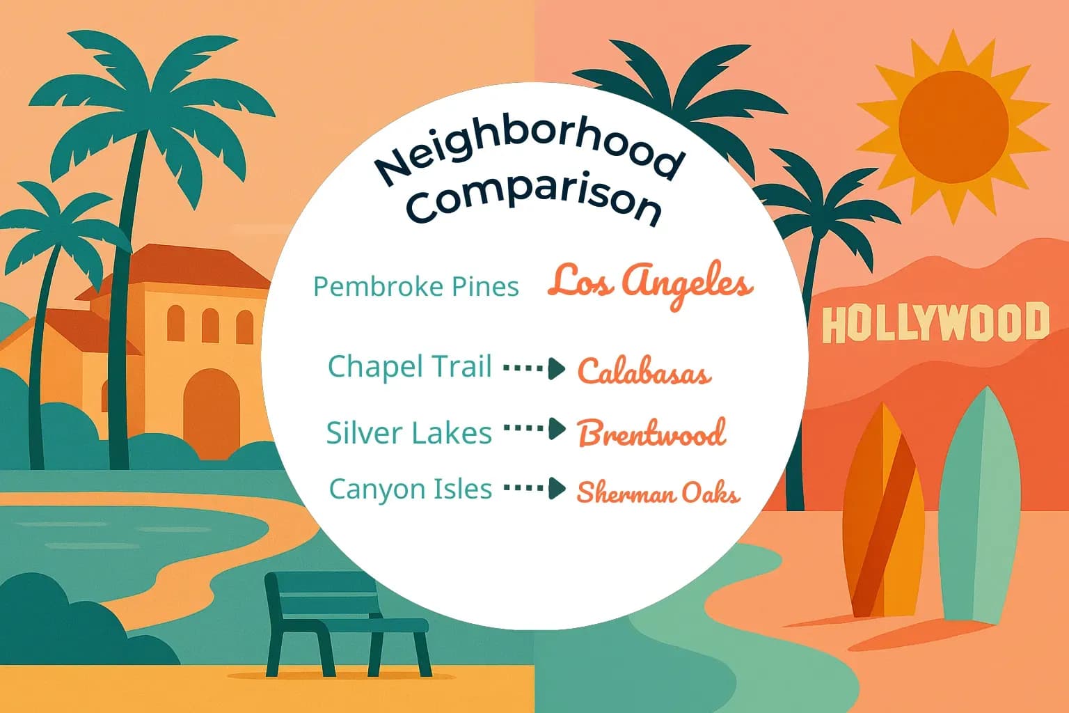 Pembroke Pines vs Los Angeles Neighborhood Comparison