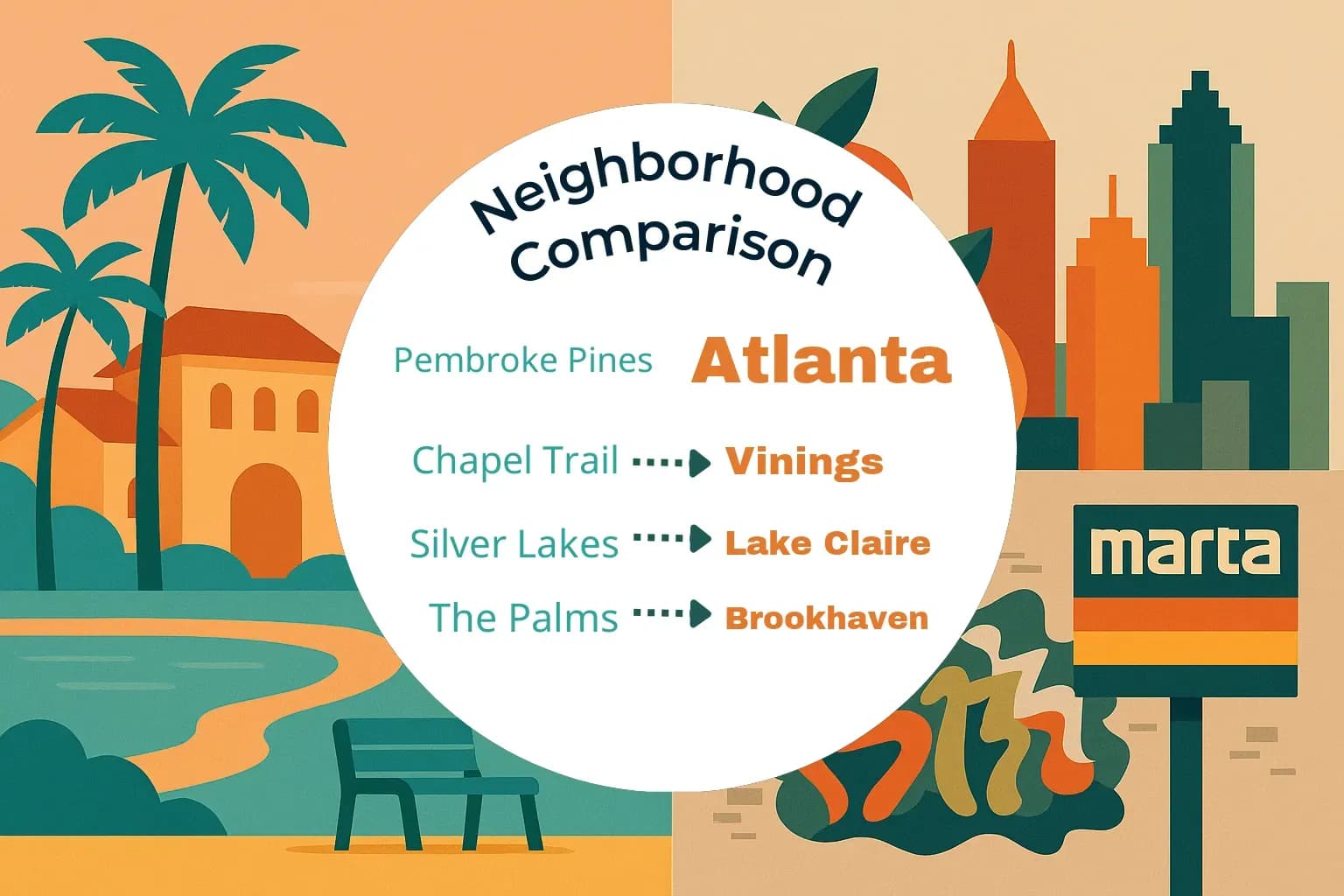 Pembroke Pines vs Atlanta Neighborhood Comparison