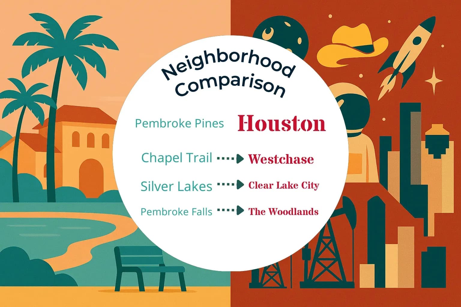 Pembroke Pines vs Houston Neighborhood Comparison