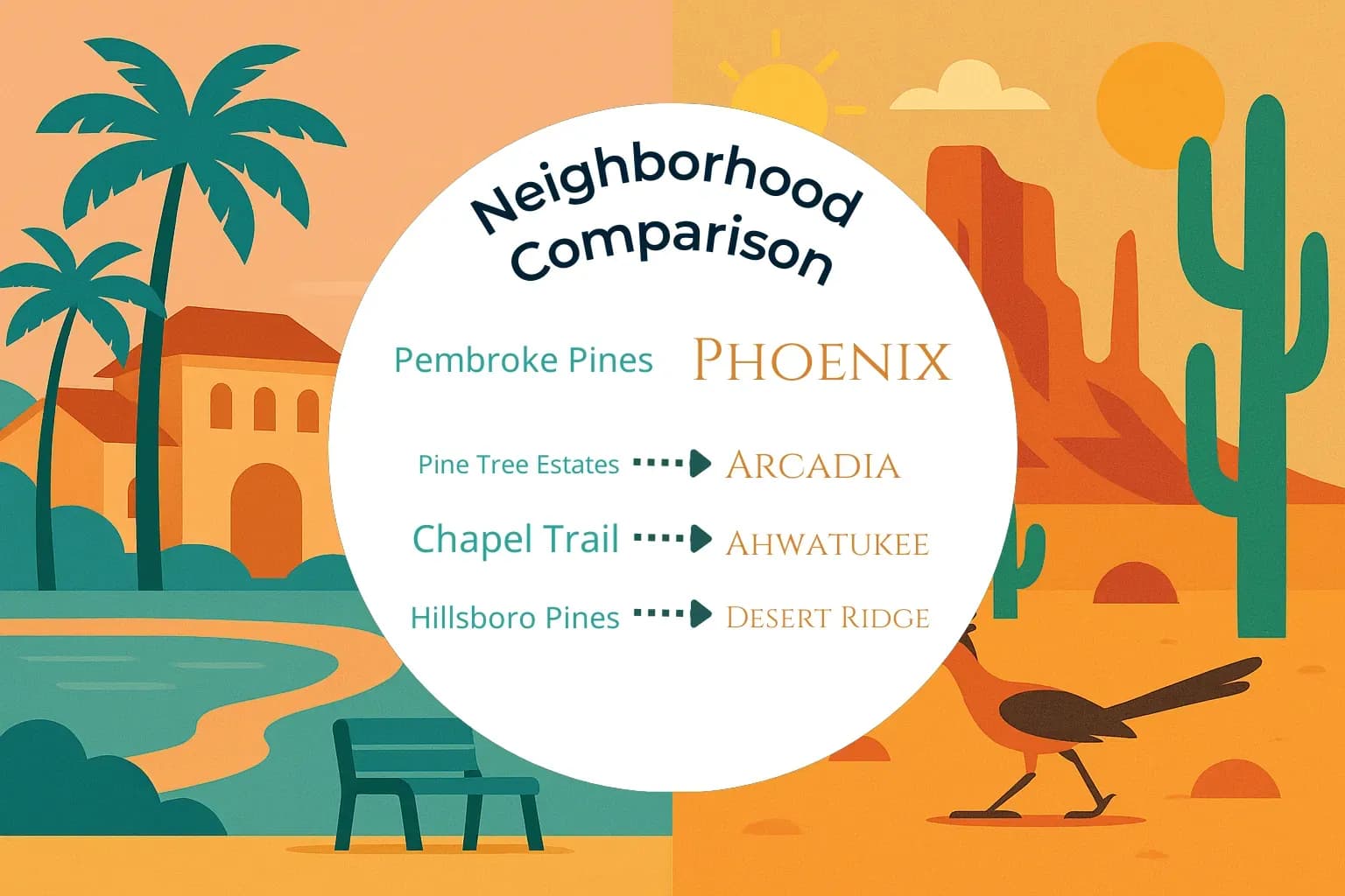 Pembroke Pines vs Phoenix Neighborhood Comparison