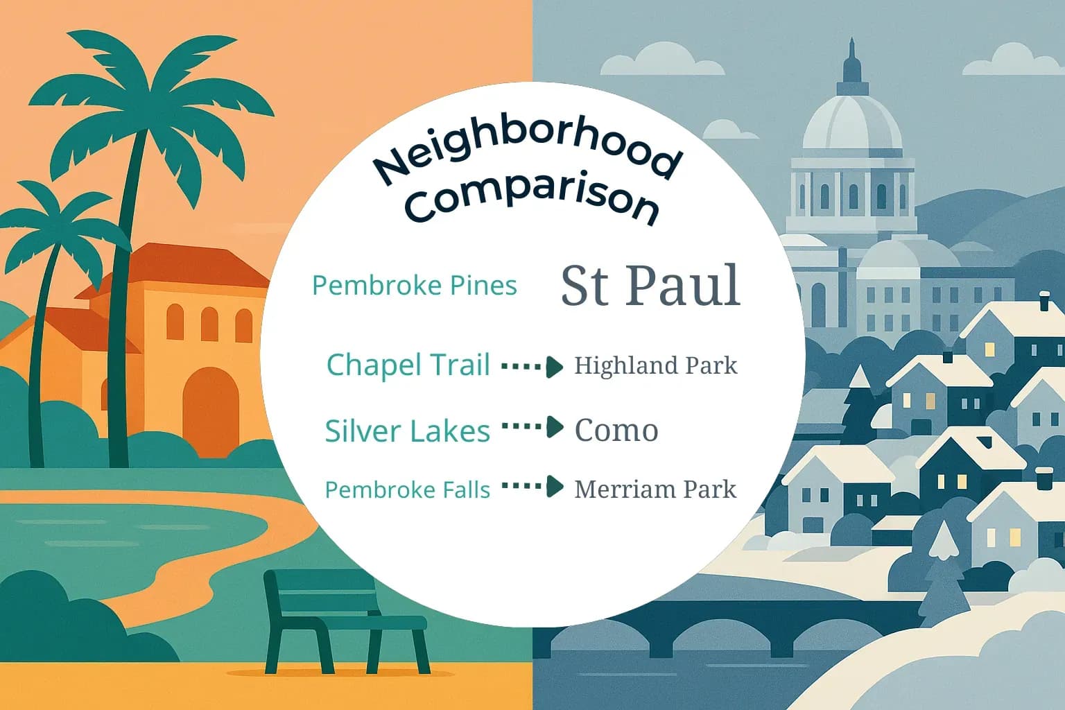 Pembroke Pines vs St. Paul Neighborhood Comparison