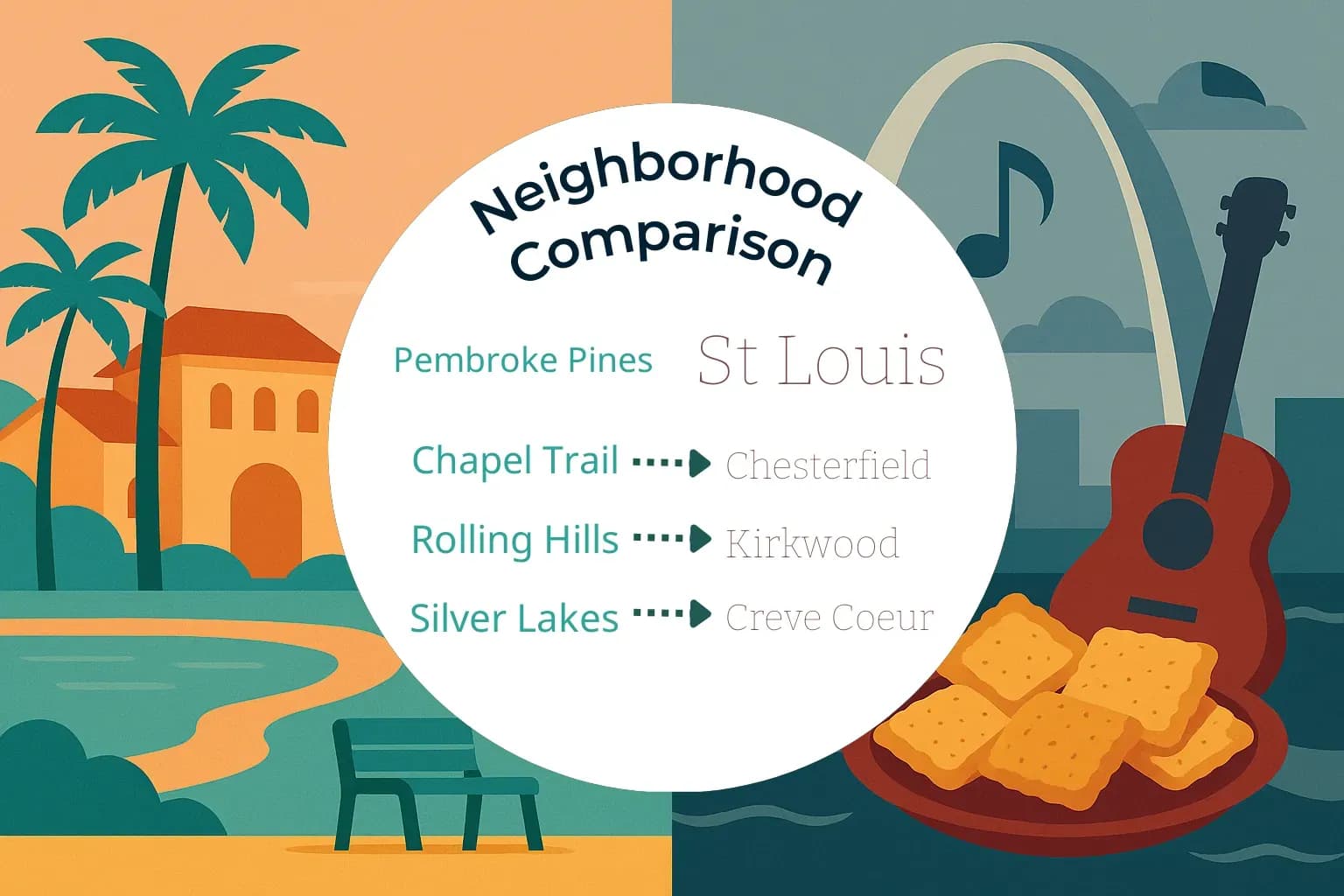 Pembroke Pines vs St. Louis Neighborhood Comparison