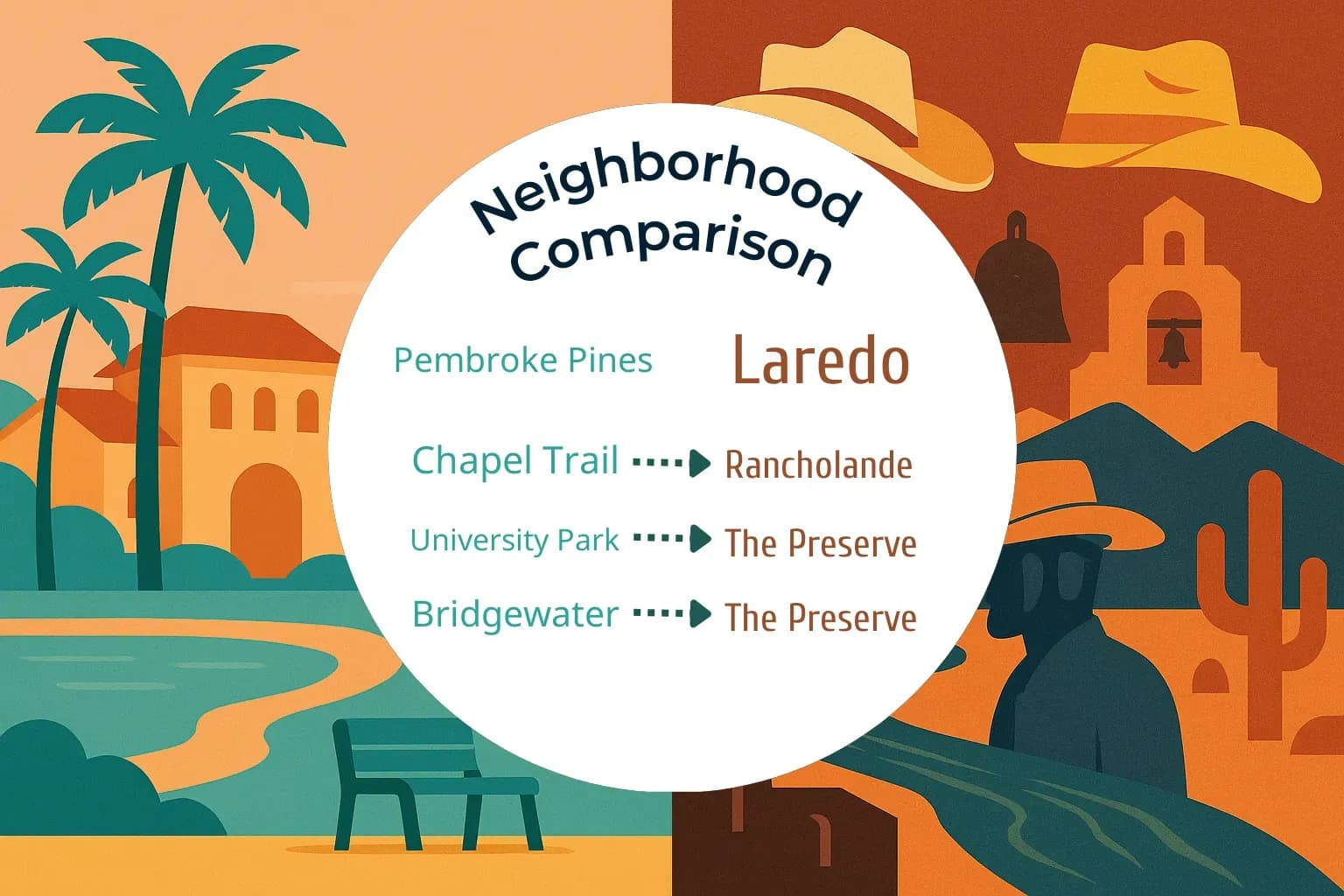 Pembroke Pines vs Laredo Neighborhood Comparison