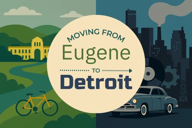 Moving from Eugene to Detroit