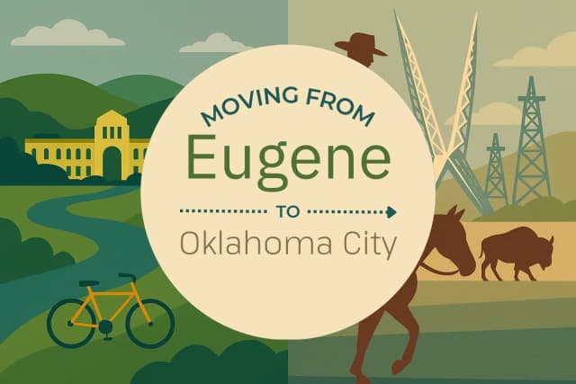 Moving from Eugene to Oklahoma City