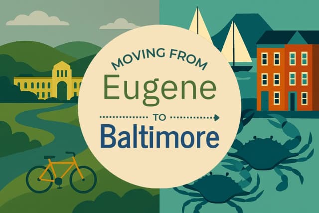 Moving from Eugene to Baltimore