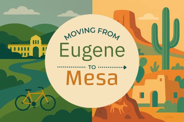 Moving from Eugene to Mesa