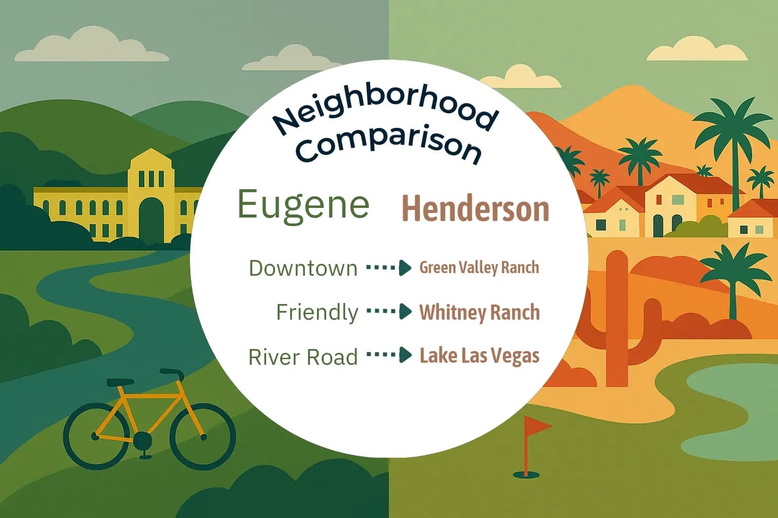 Eugene vs Henderson Neighborhood Comparison
