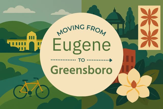 Moving from Eugene to Greensboro