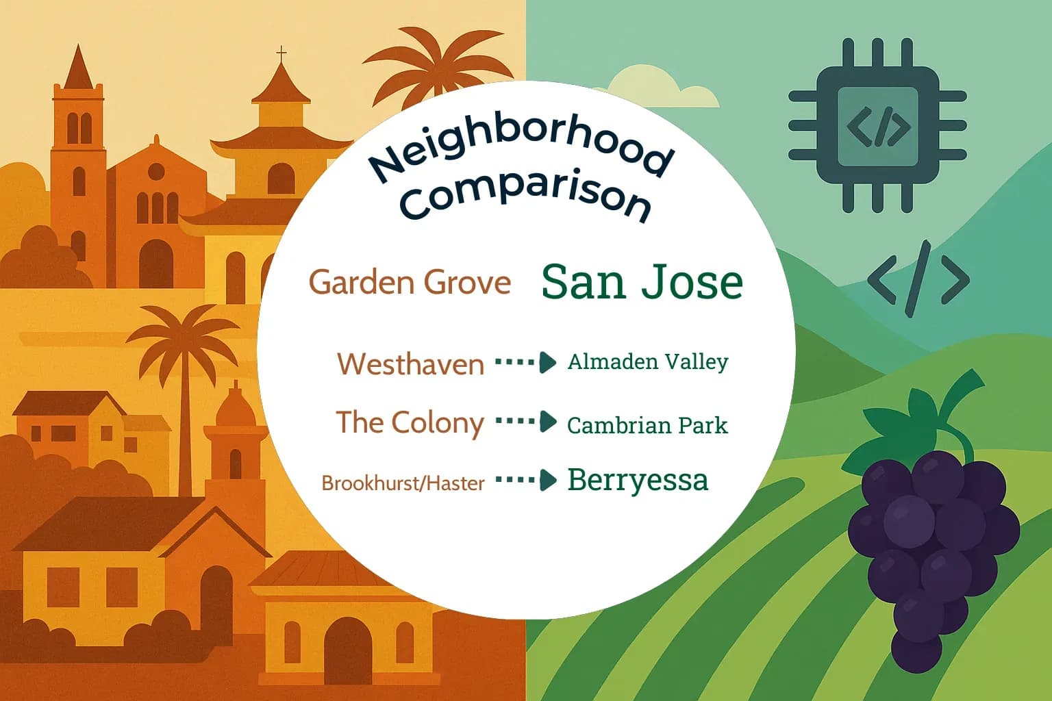 Garden Grove vs San Jose Neighborhood Comparison