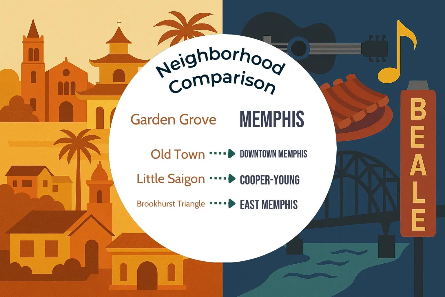 Garden Grove vs Memphis Neighborhood Comparison