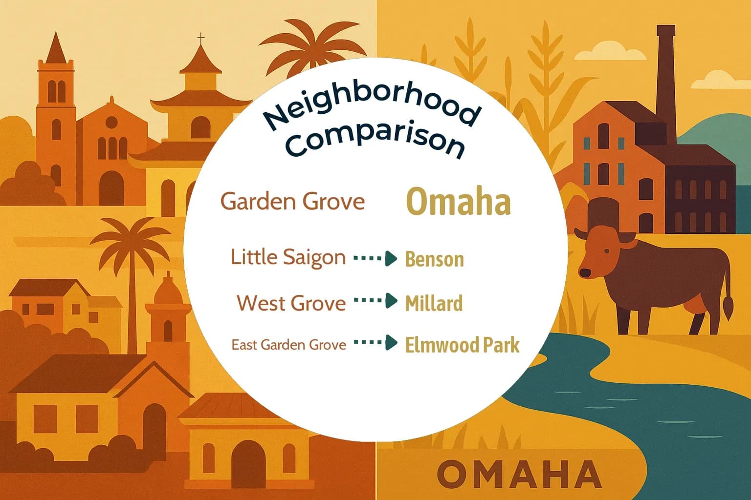 Garden Grove vs Omaha Neighborhood Comparison