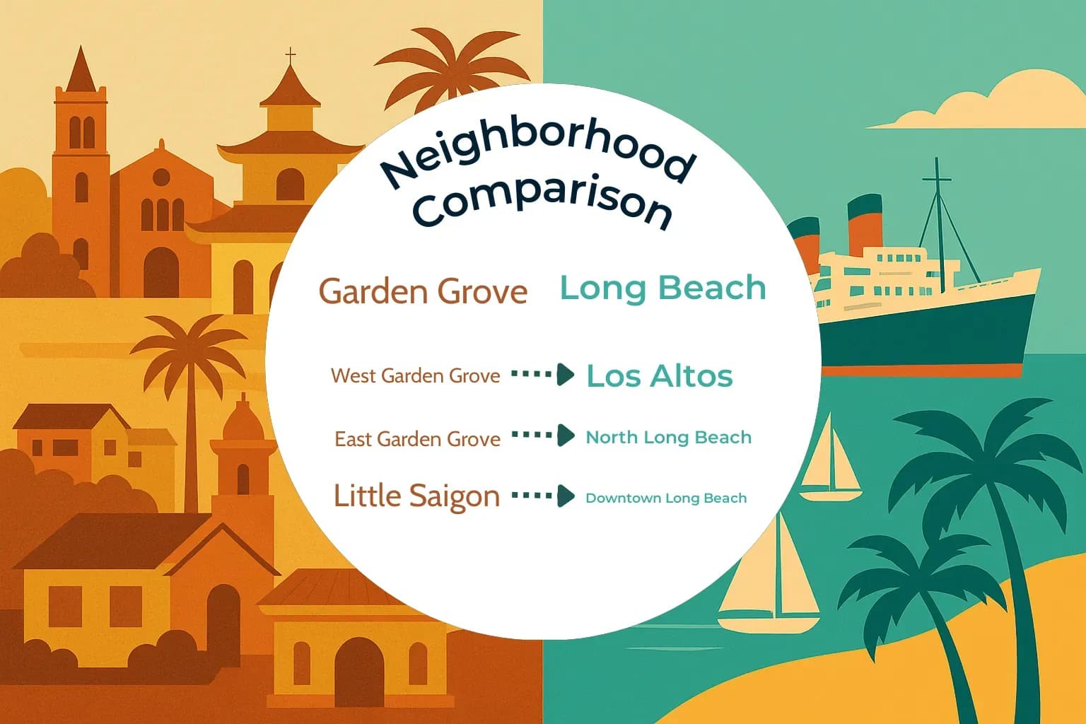 Garden Grove vs Long Beach Neighborhood Comparison