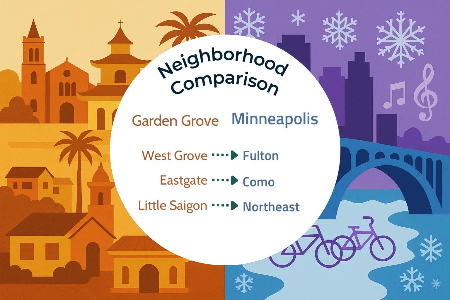 Garden Grove vs Minneapolis Neighborhood Comparison