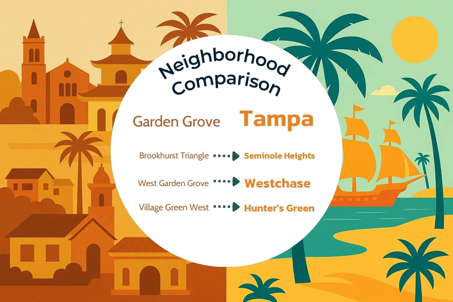 Garden Grove vs Tampa Neighborhood Comparison