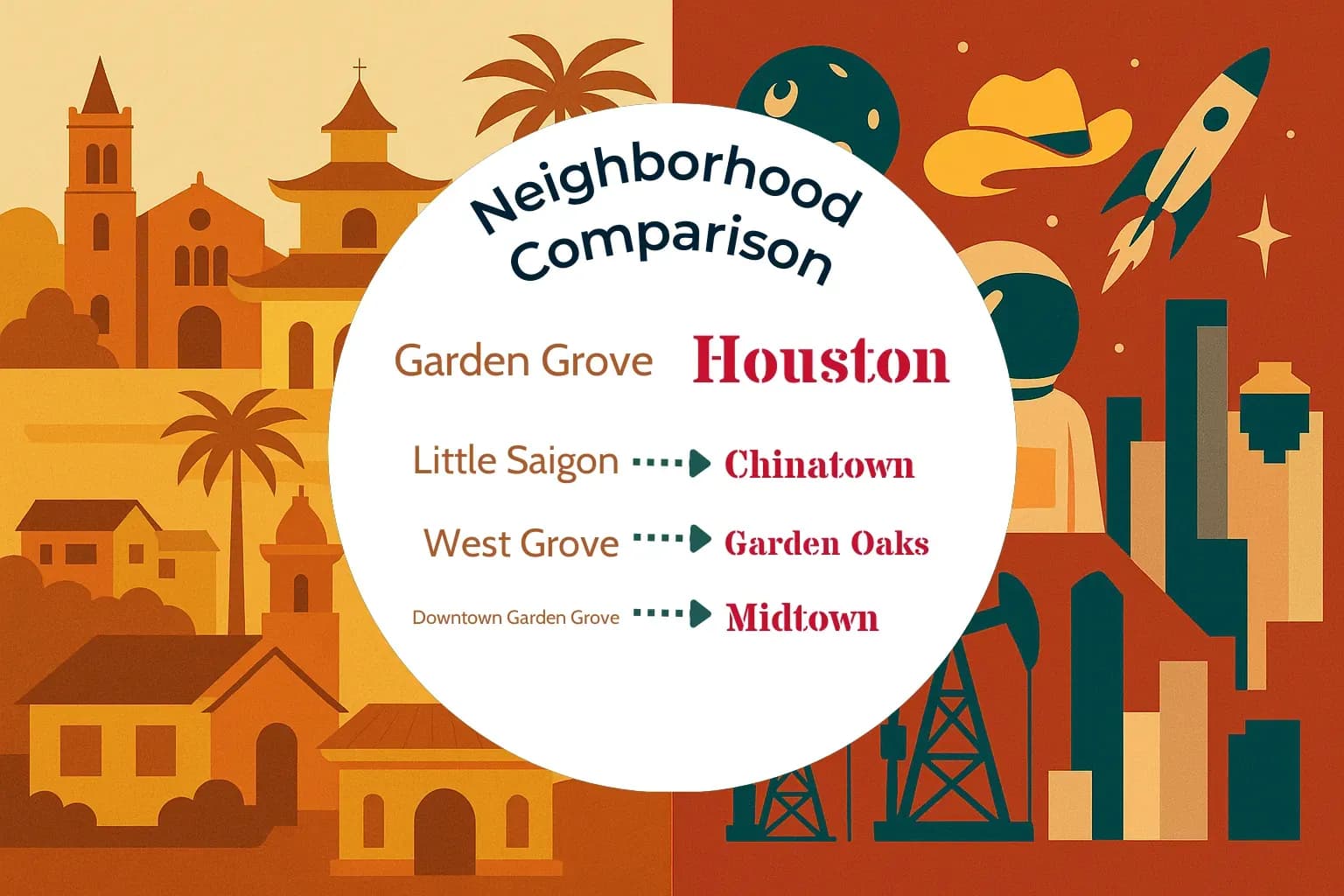 Garden Grove vs Houston Neighborhood Comparison