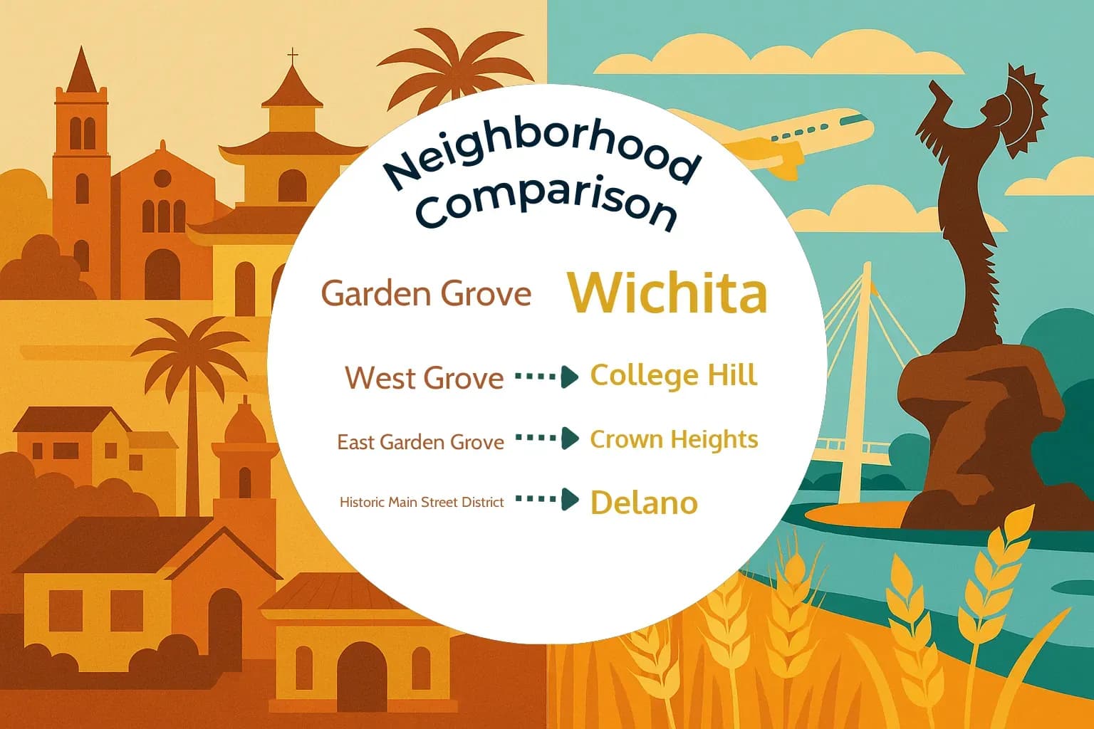 Garden Grove vs Wichita Neighborhood Comparison