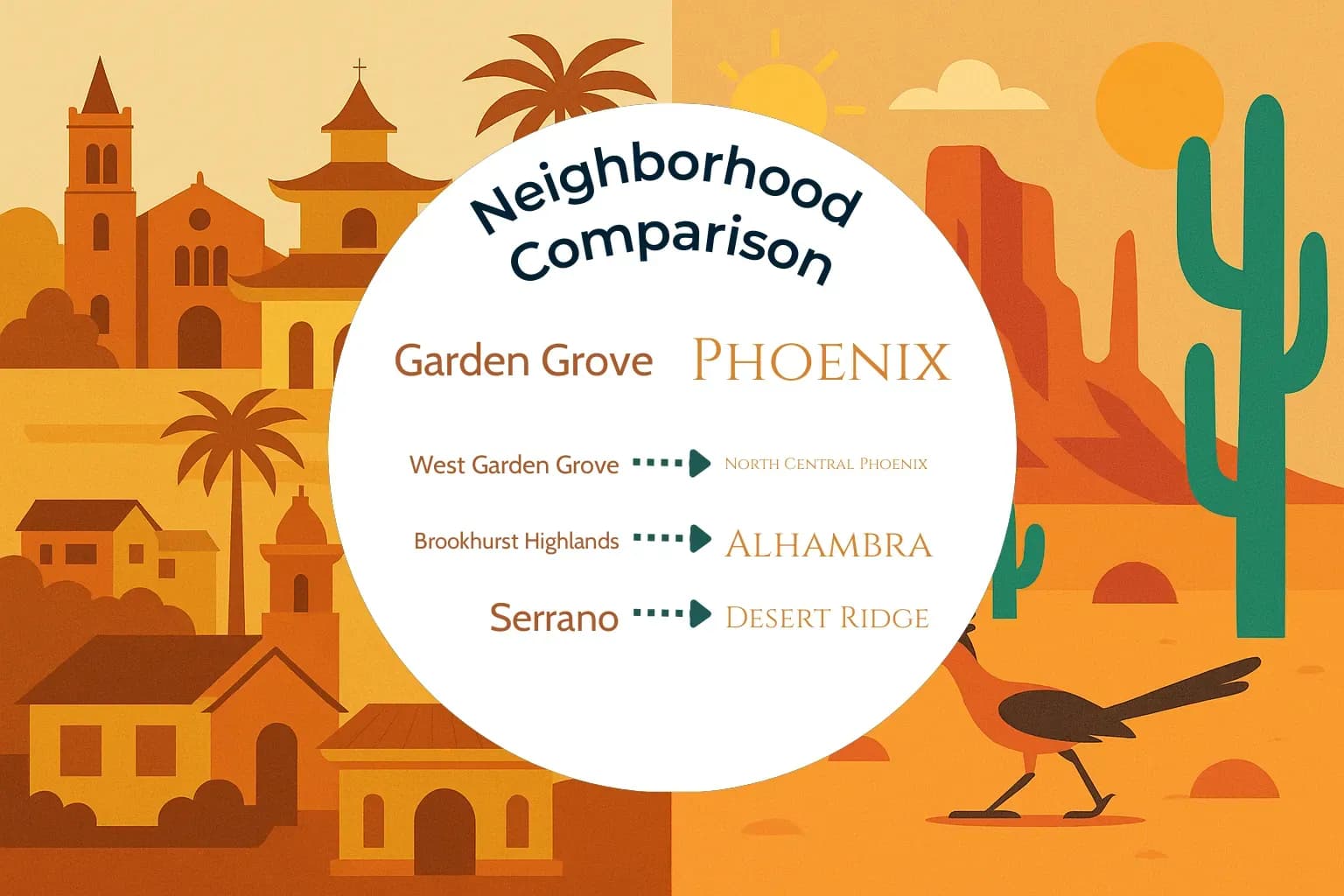 Garden Grove vs Phoenix Neighborhood Comparison