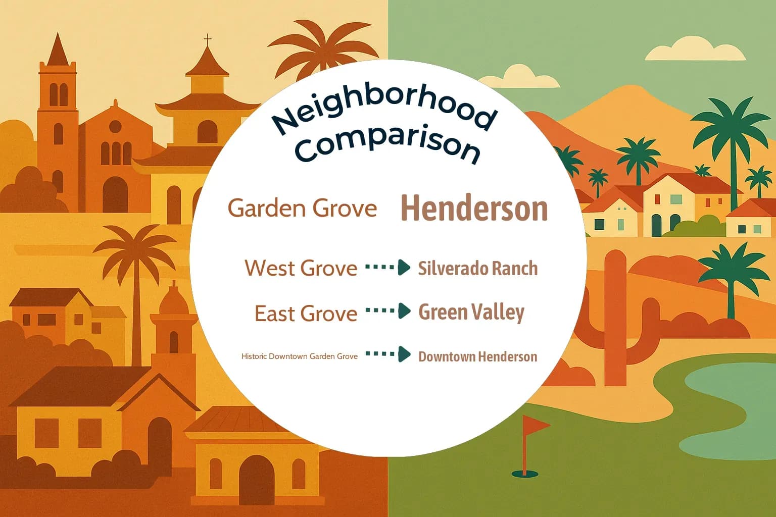 Garden Grove vs Henderson Neighborhood Comparison