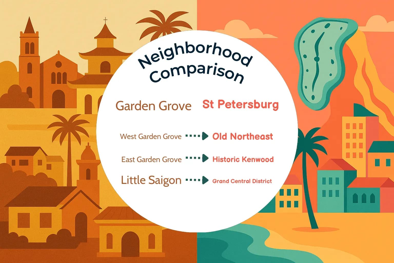 Garden Grove vs St. Petersburg Neighborhood Comparison