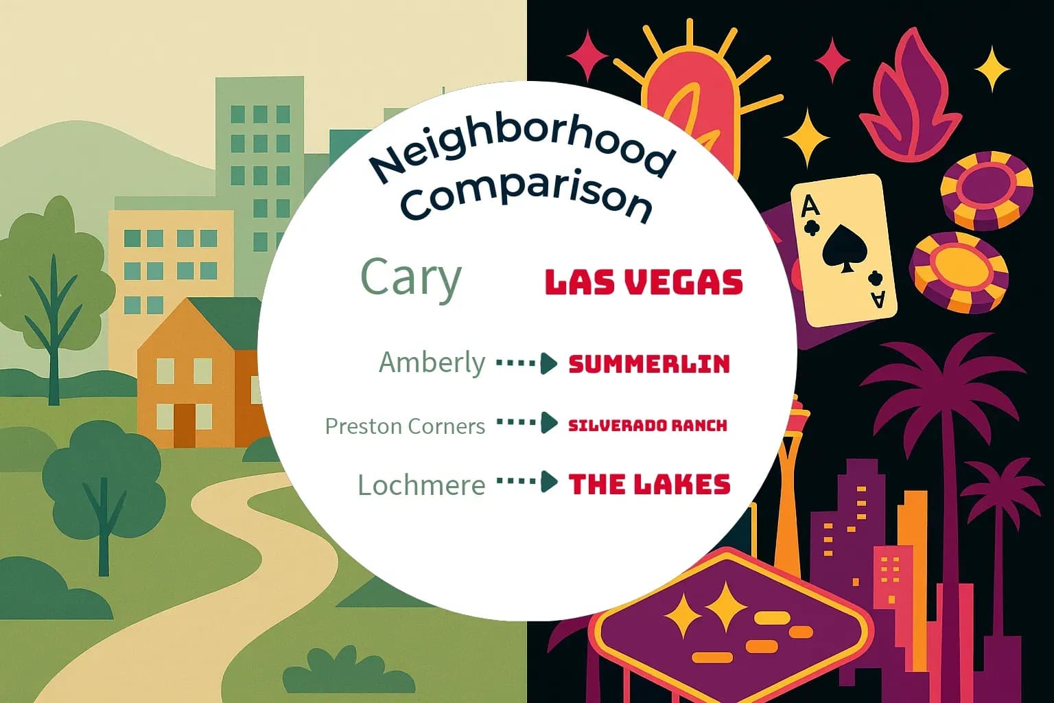 Cary vs Las Vegas Neighborhood Comparison