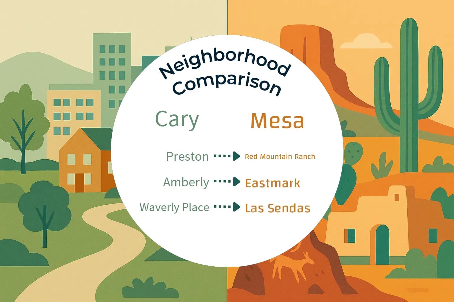 Cary vs Mesa Neighborhood Comparison