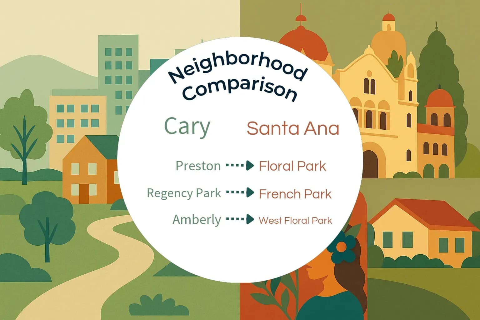 Cary vs Santa Ana Neighborhood Comparison