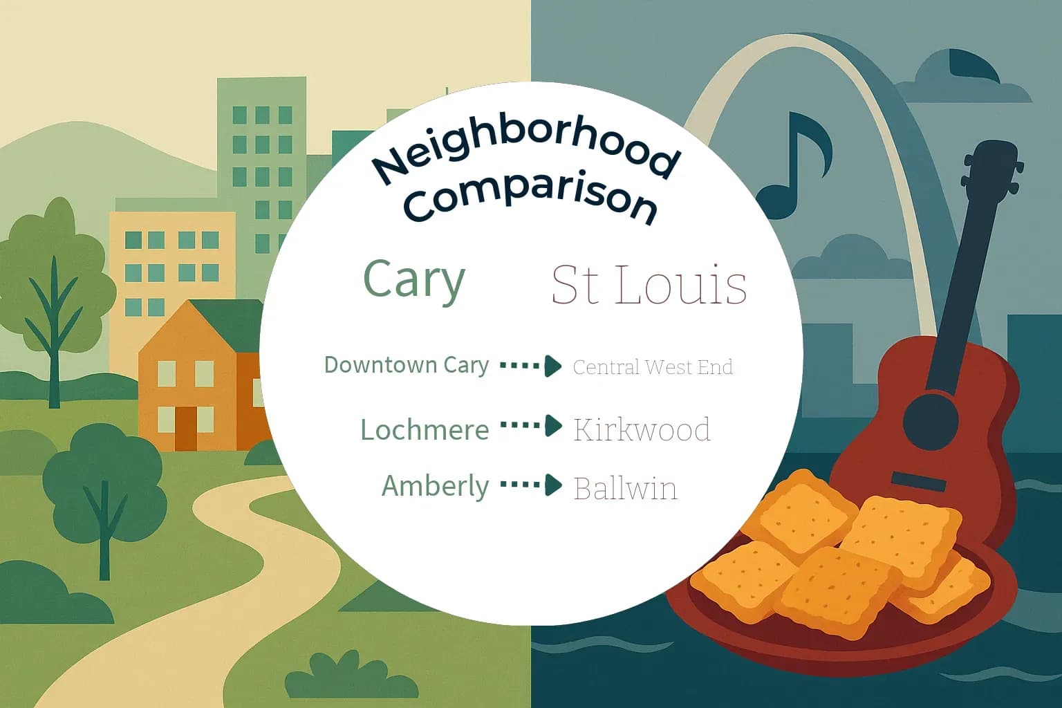 Cary vs St. Louis Neighborhood Comparison
