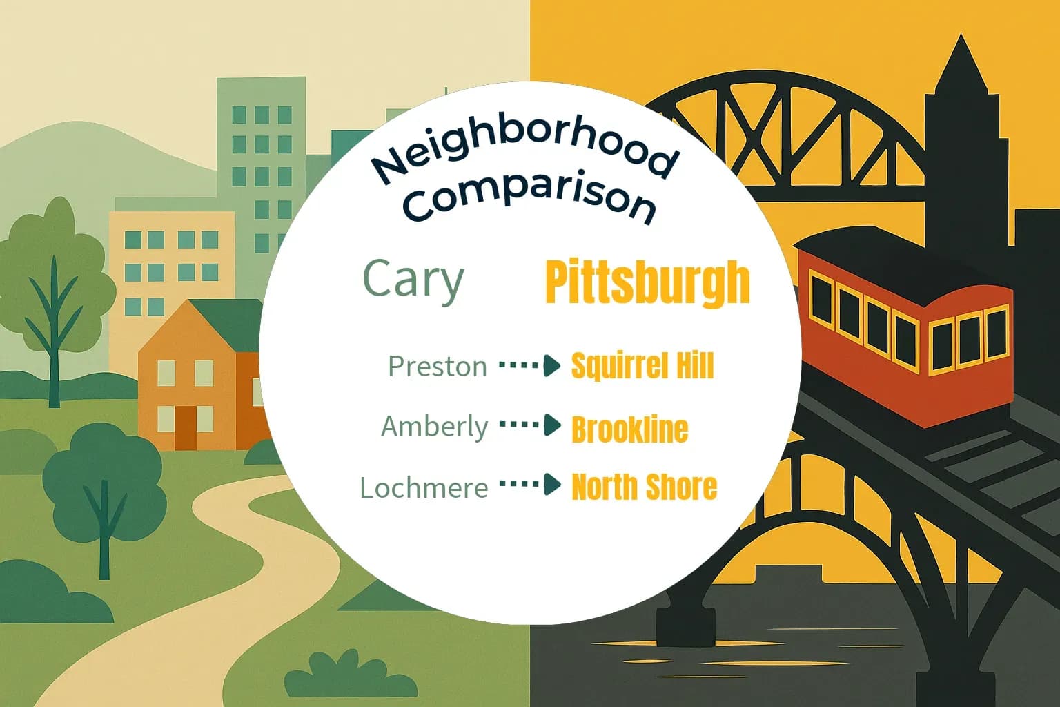 Cary vs Pittsburgh Neighborhood Comparison