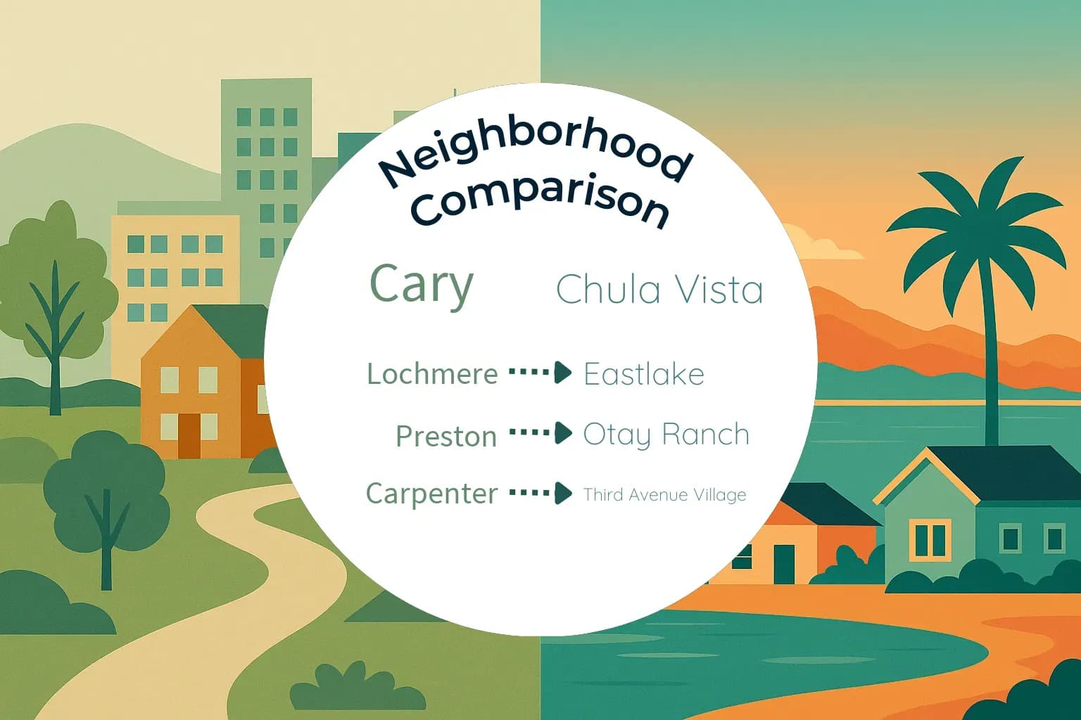 Cary vs Chula Vista Neighborhood Comparison